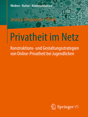 cover image of Privatheit im Netz